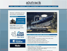 Tablet Screenshot of alutrack.fi